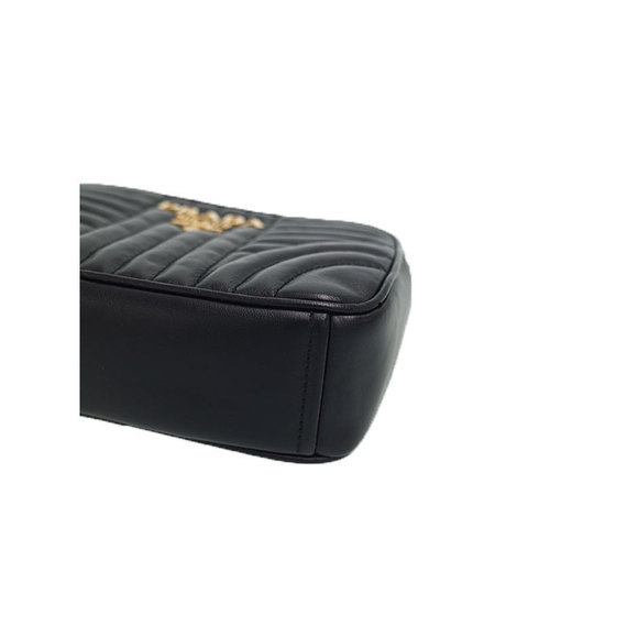 Prada Black Leather Mini Chain Shoulder Bag - Picture 8 of 9